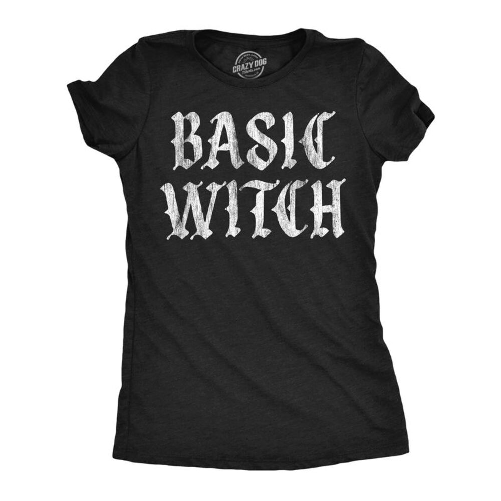 Womens Funny T Shirts Basic Witch Halloween Tee For Ladies